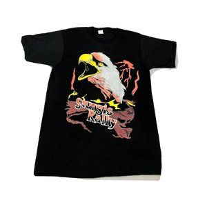 VTG Sturgis Rally Bald Eagle Lighting T-Shirt Size M Single Stitch Rare USA